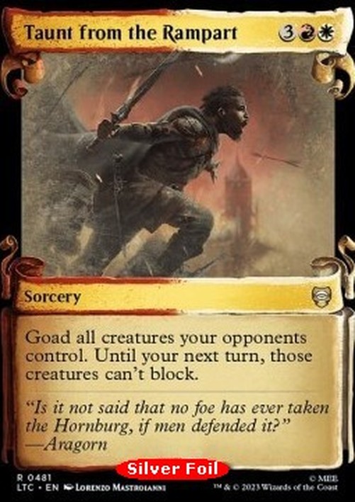 Magic: The Gathering Taunt from the Rampart (V.2)