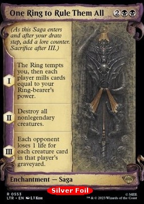 Magic: The Gathering One Ring to Rule Them All (V.2)