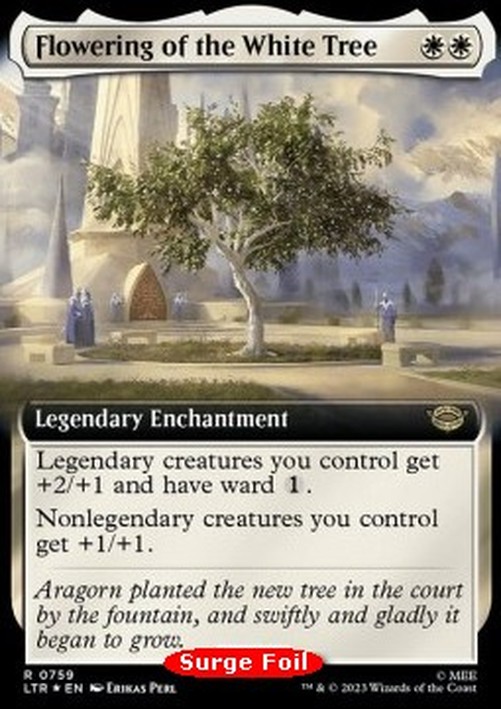 Magic: The Gathering Flowering of the White Tree (V.3)