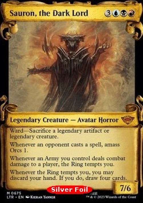 Magic: The Gathering Sauron, the Dark Lord (V.2)