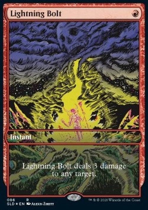 Magic: The Gathering Lightning Bolt (V.4)