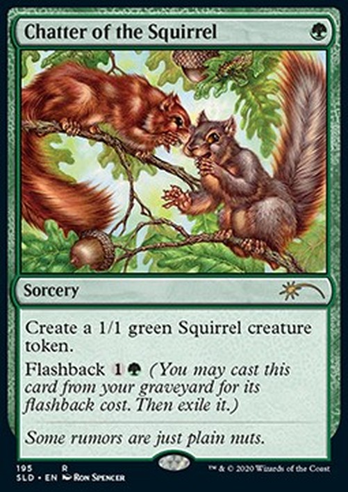 Magic: The Gathering Chatter of the Squirrel