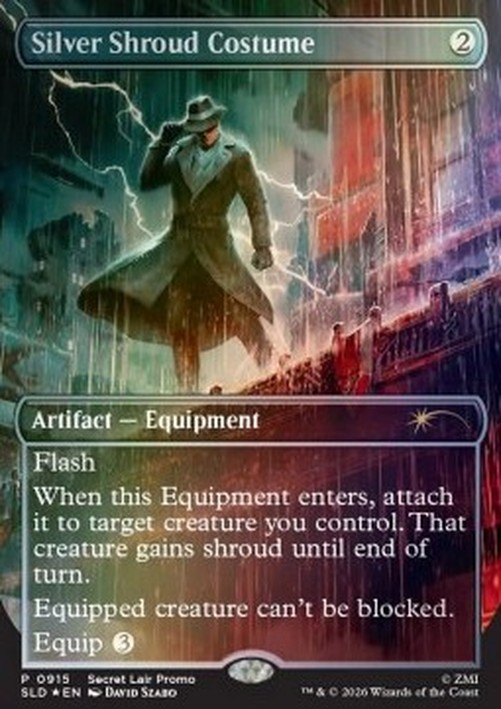 Magic: The Gathering Silver Shroud Costume