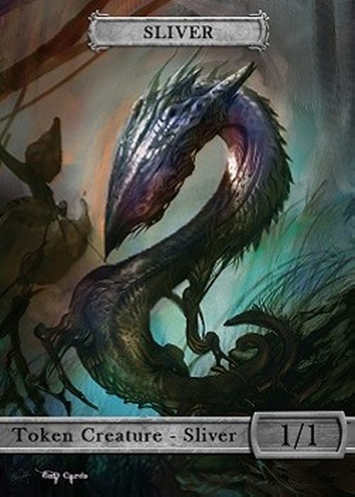 Magic: The Gathering Sliver Token (Colorless 1/1) (V.3)