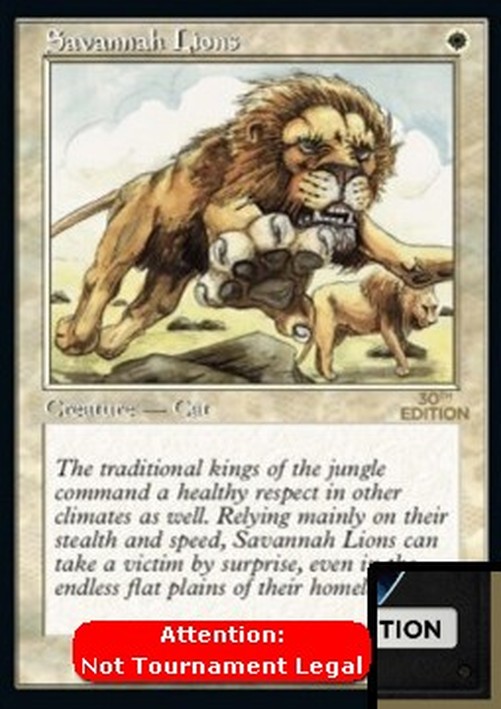 Magic: The Gathering Savannah Lions (V.2)