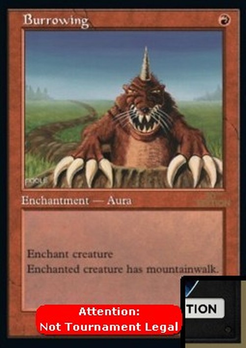 Magic: The Gathering Burrowing (V.2)