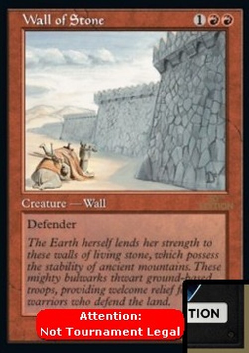 Magic: The Gathering Wall of Stone (V.2)