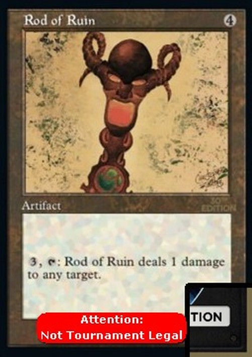 Magic: The Gathering Rod of Ruin (V.2)