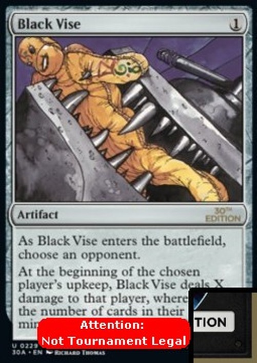 Magic: The Gathering Black Vise (V.1)