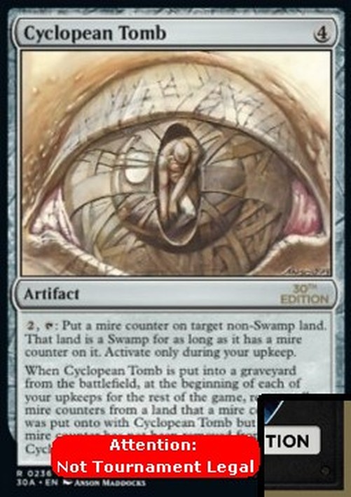 Magic: The Gathering Cyclopean Tomb (V.1)
