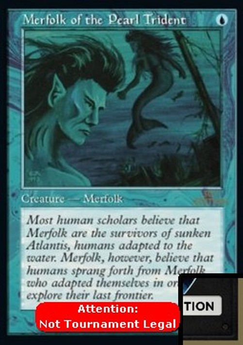 Magic: The Gathering Merfolk of the Pearl Trident (V.2)