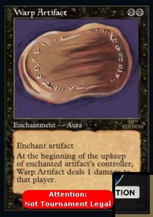 Magic: The Gathering Warp Artifact (V.2)