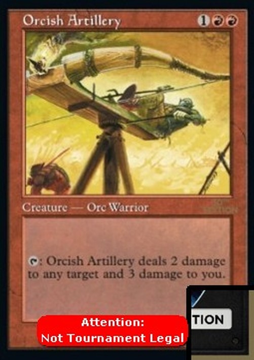 Magic: The Gathering Orcish Artillery (V.2)
