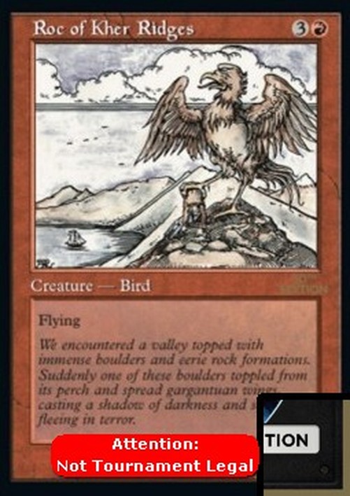 Magic: The Gathering Roc of Kher Ridges (V.2)