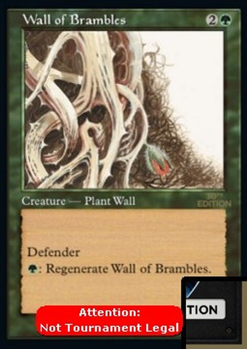 Magic: The Gathering Wall of Brambles (V.2)