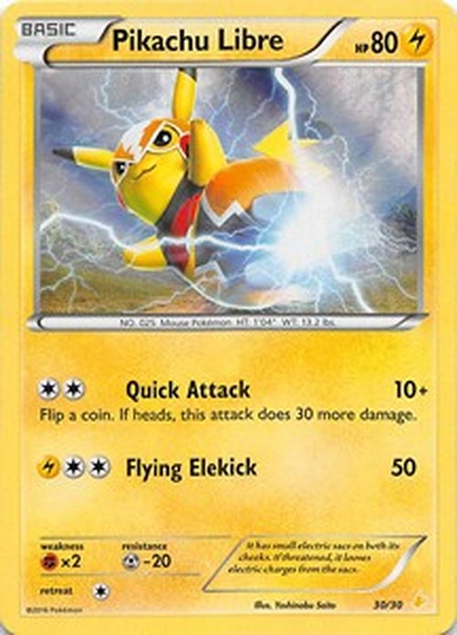 Pokemon Pikachu Libre (TK9 P-30)