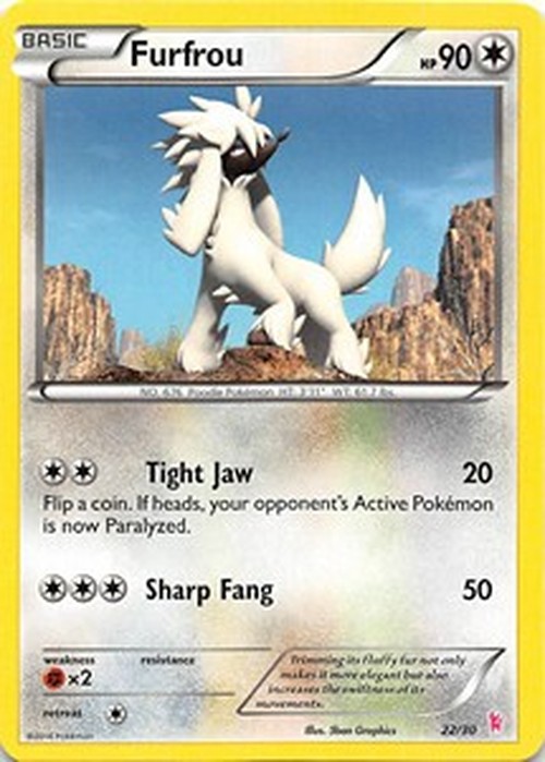 Pokemon Furfrou (TK6 22S)