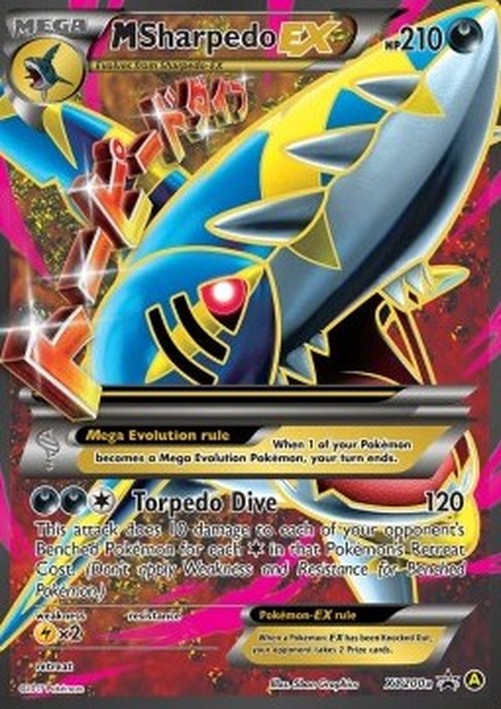 Pokemon M Sharpedo EX  (XYPR 200a)