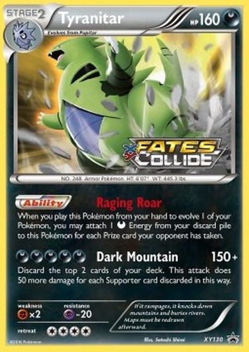 Pokemon Tyranitar (XYPR 130)