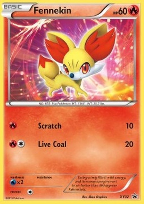 Pokemon Fennekin  (XYPR 02)