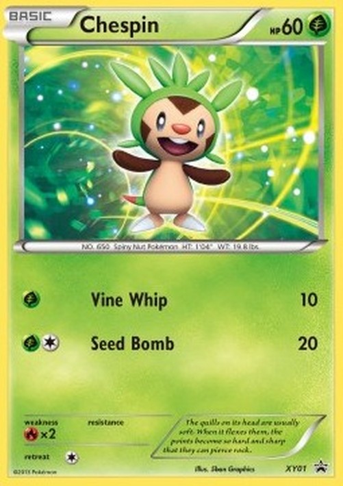 Pokemon Chespin  (XYPR 01)