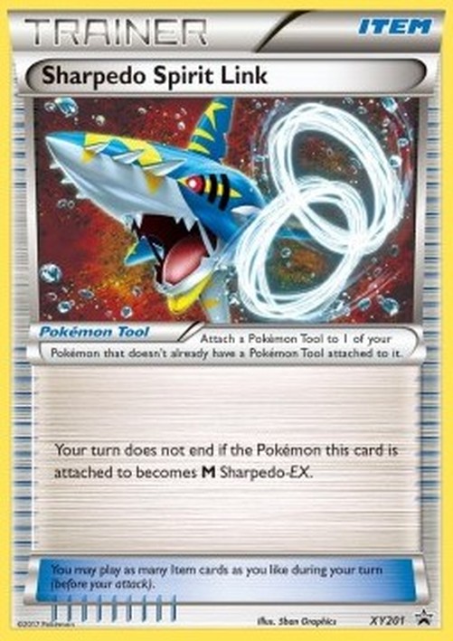 Pokemon Sharpedo Spirit Link (XYPR 201)