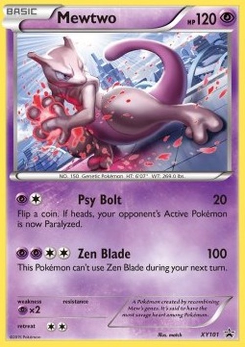Pokemon Mewtwo  (XYPR 101)