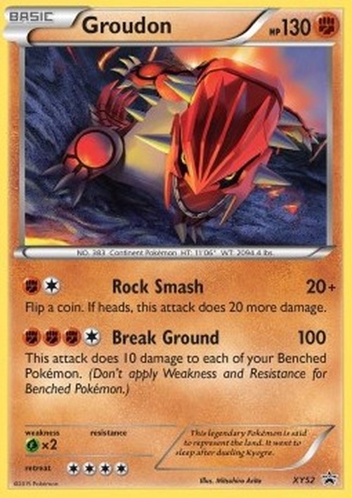 Pokemon Groudon (XYPR 52)