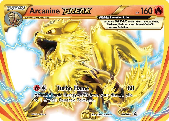 Pokemon Arcanine BREAK (XYPR 180)