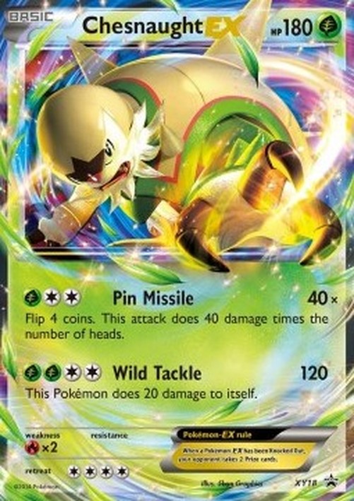 Pokemon Chesnaught EX (XYPR 18)