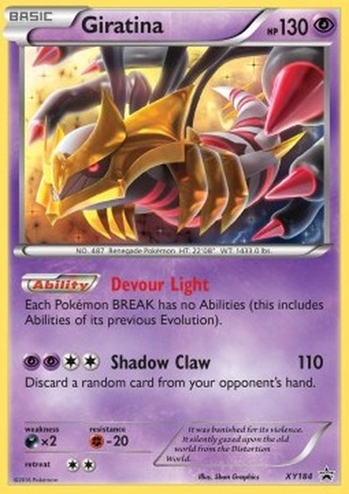 Pokemon Giratina  (XYPR 184)