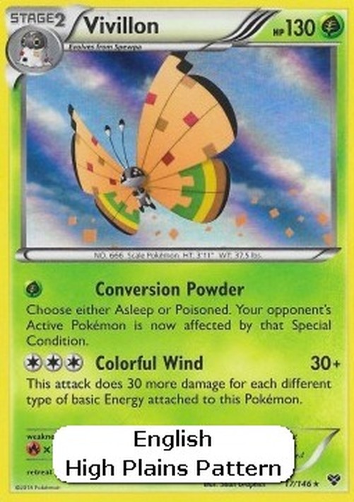 Pokemon Vivillon  (XY 17)