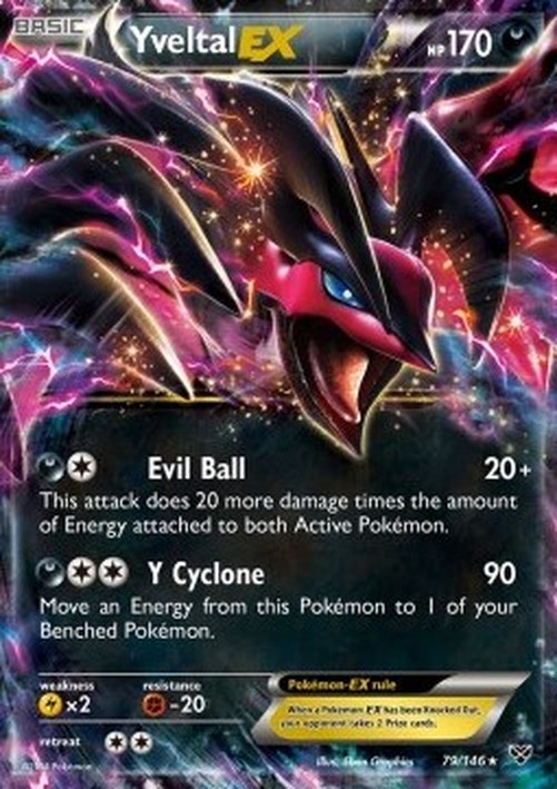 Pokemon Yveltal EX (XY 79)