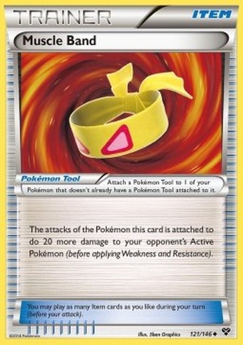 Pokemon Muscle Band (XY 121)