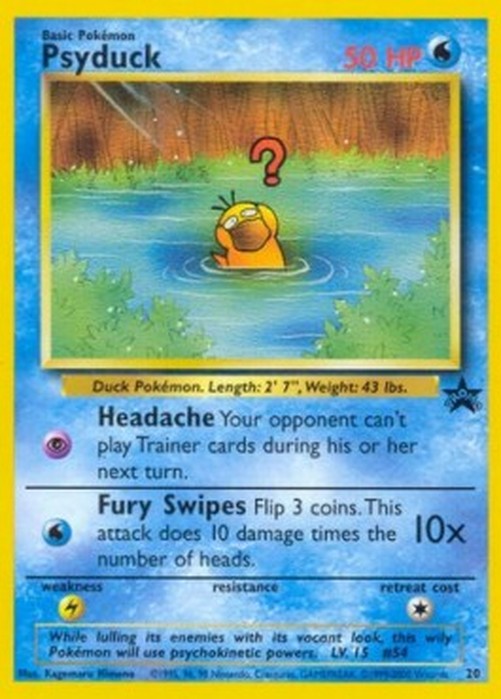 Pokemon Psyduck  (WP 20)