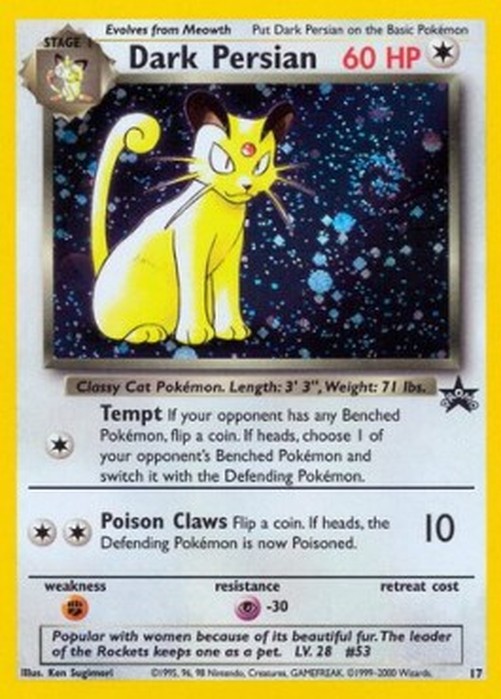 Pokemon Dark Persian (WP 17)