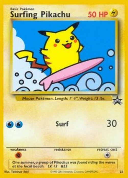 Pokemon Surfing Pikachu (WP 28)