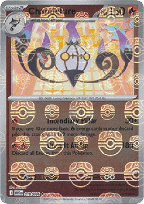 Pokemon Chandelure (xWHT 018)