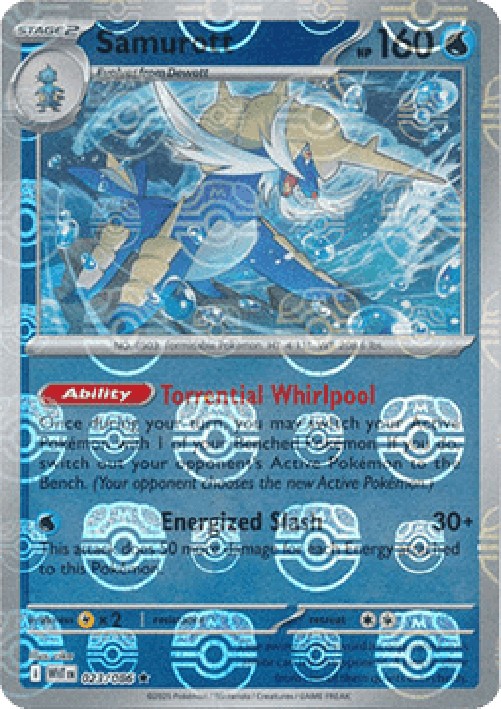 Pokemon Samurott  (xWHT 023)
