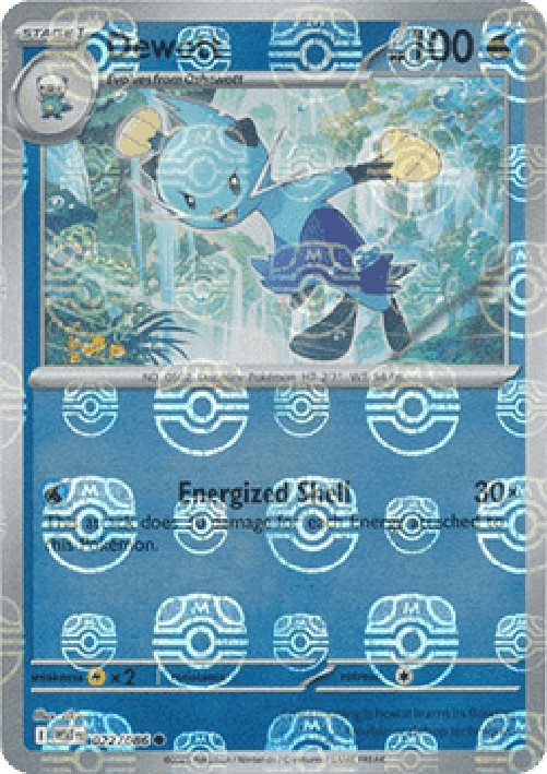 Pokemon Dewott (xWHT 022)