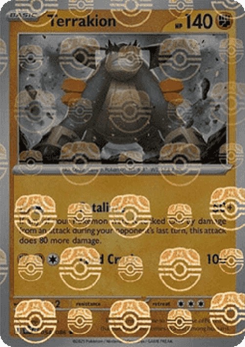 Pokemon Terrakion (xWHT 054)