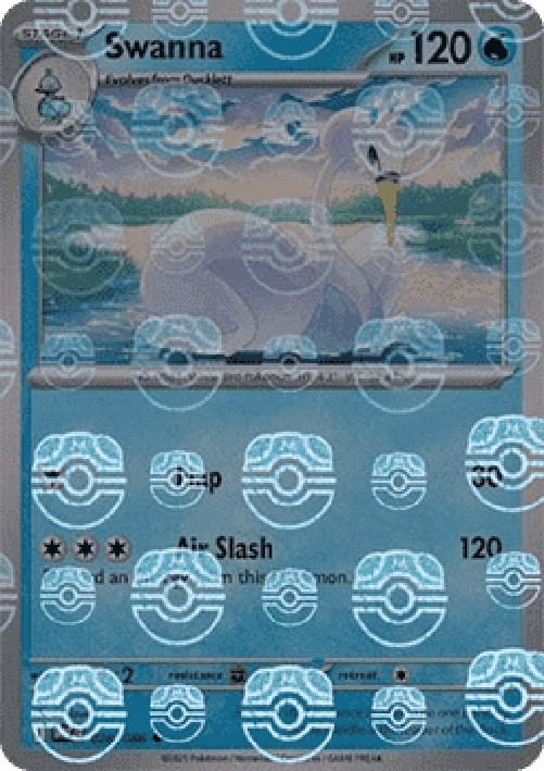 Pokemon Swanna (xWHT 026)