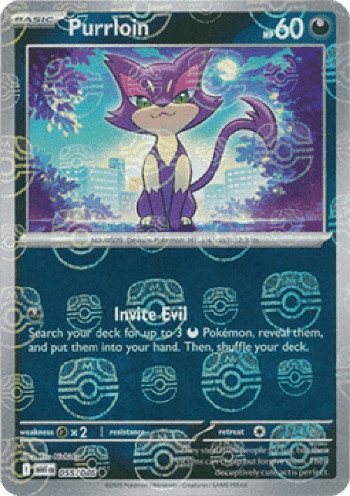 Pokemon Purrloin  (xWHT 055)