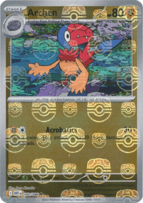 Pokemon Archen  (xWHT 050)