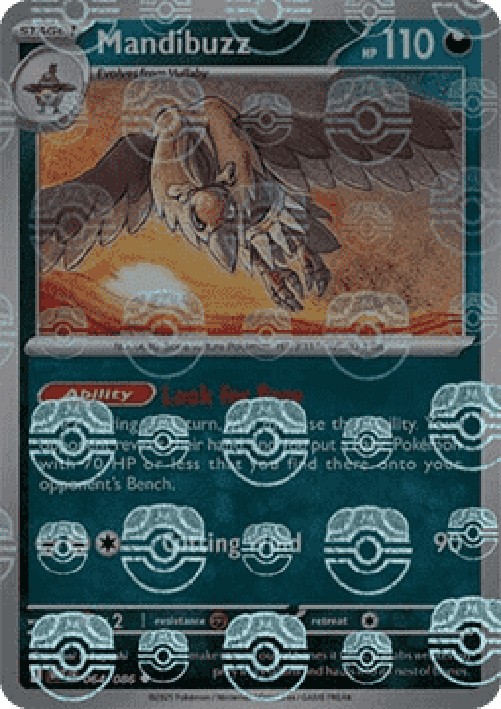 Pokemon Mandibuzz (xWHT 064)