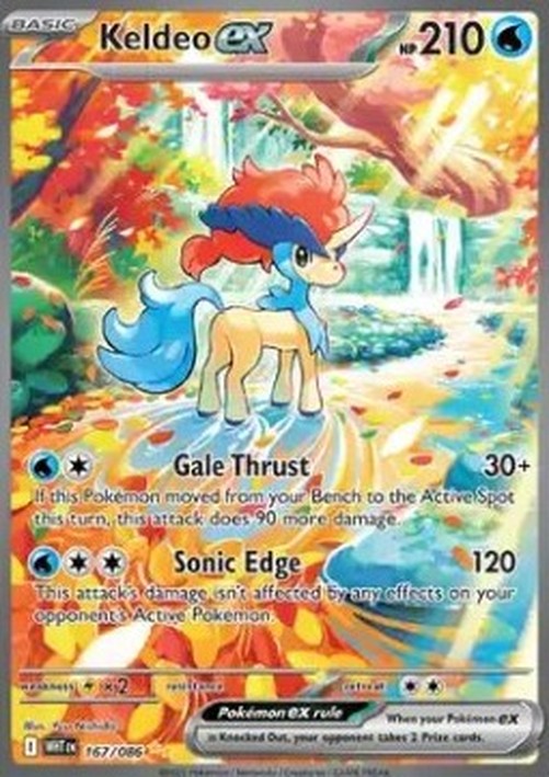 Pokemon Keldeo ex  (WHT 167)