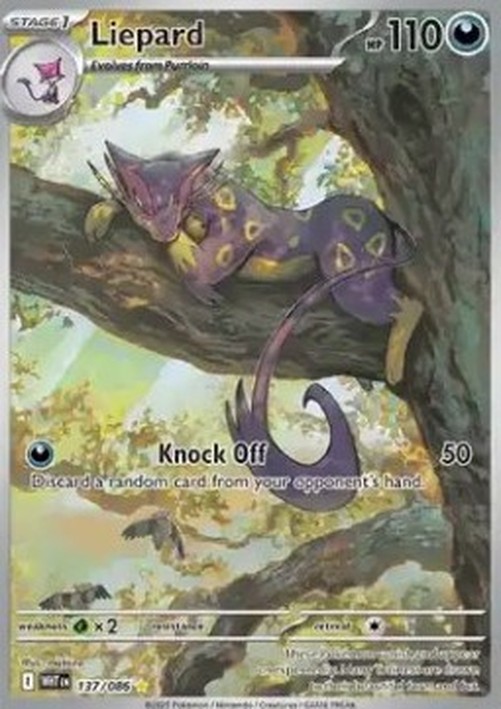 Pokemon Liepard (WHT 137)