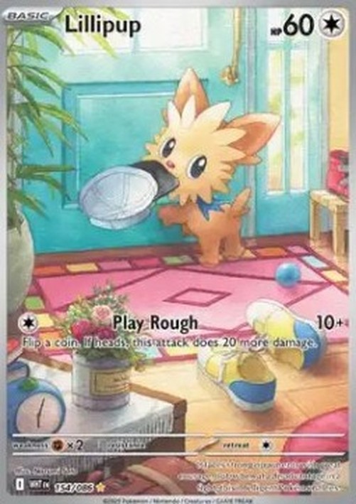 Pokemon Lillipup  (WHT 154)