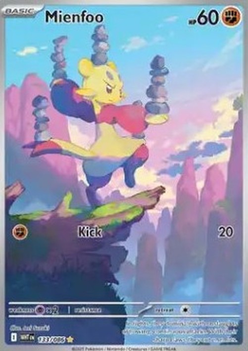Pokemon Mienfoo  (WHT 133)