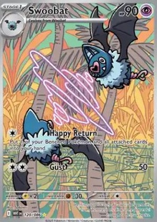 Pokemon Swoobat  (WHT 120)